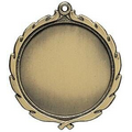 Medal, "Insert Holder" Wreath - 2 1/2" Dia.